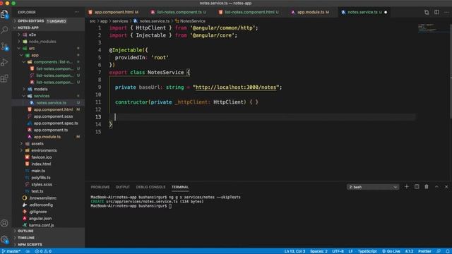 MEAN Stack Tutorial [2021] - Create Angular Service and HTTP GET request - 13 смотреть онлайн