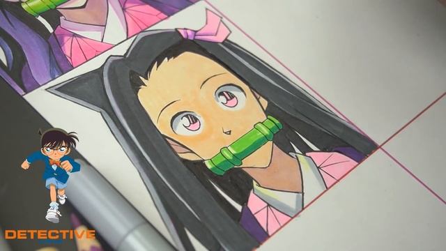 NEZUKO in different anime styles DRAWING (鬼滅の刃) смотреть онлайн