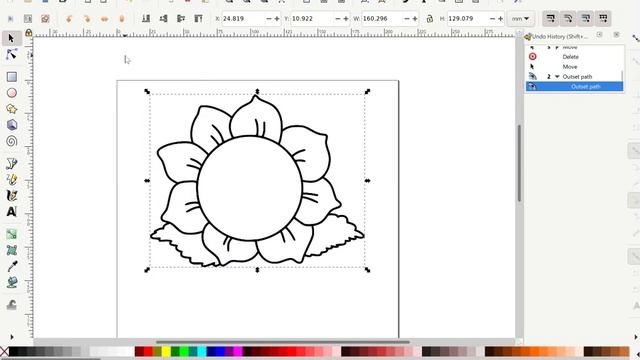 How to thicken an image outline in Inkscape смотреть онлайн
