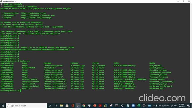 3- docker create web server смотреть онлайн