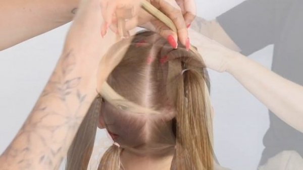 Super Easy Space Bun Hairstyle For Kids!