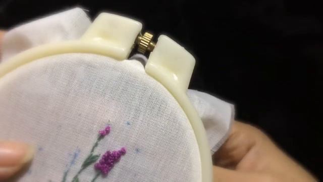 How to make simple Lavender embroidery смотреть онлайн