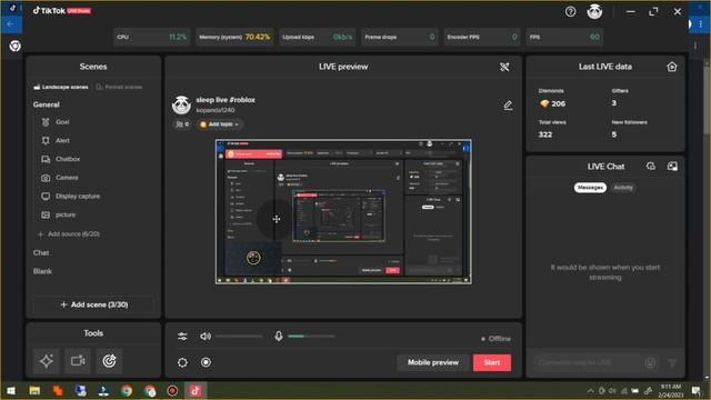 CARA LIVE STREAMING TIKTOK DI LAPTOP ATAU KOMPUTER MENGGUNAKA TIKTOK STUDIO KO TUTORIAL