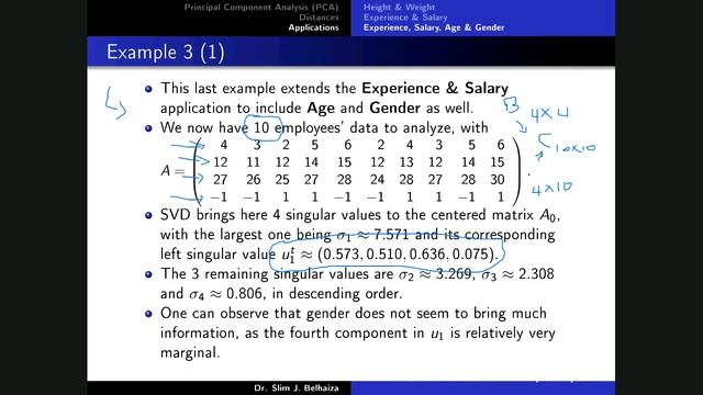 Lecture9: 1.9 Principal Component Analysis, Math 405: Learning From Data. смотреть онлайн