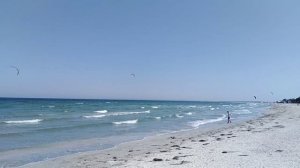 Кайтсёрфинг, кайтбординг, кайтинг на Татарке, Казантип, Крым. Kitesurfing, kiteboarding, kiting