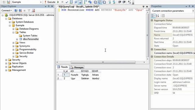 T-SQL VE SQL SERVER 2012 SQL BETWEEN смотреть онлайн