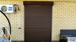 Рольставни на входную дверь