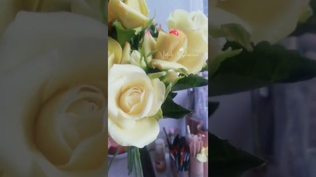 Кустовые розы из холодного фарфора смотреть онлайн