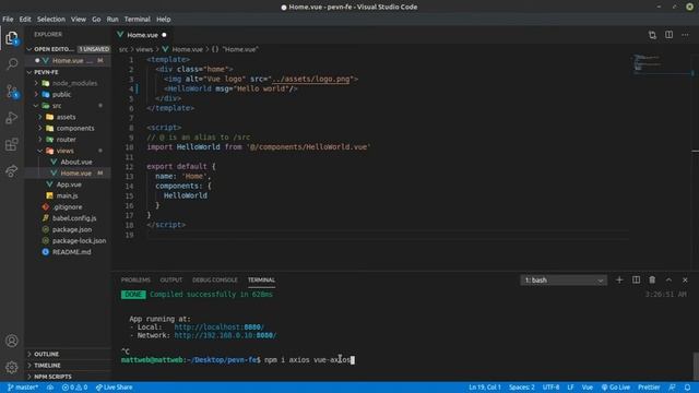 VII. [FRONTEND] Crear un proyecto de Vue con Vuetify смотреть онлайн
