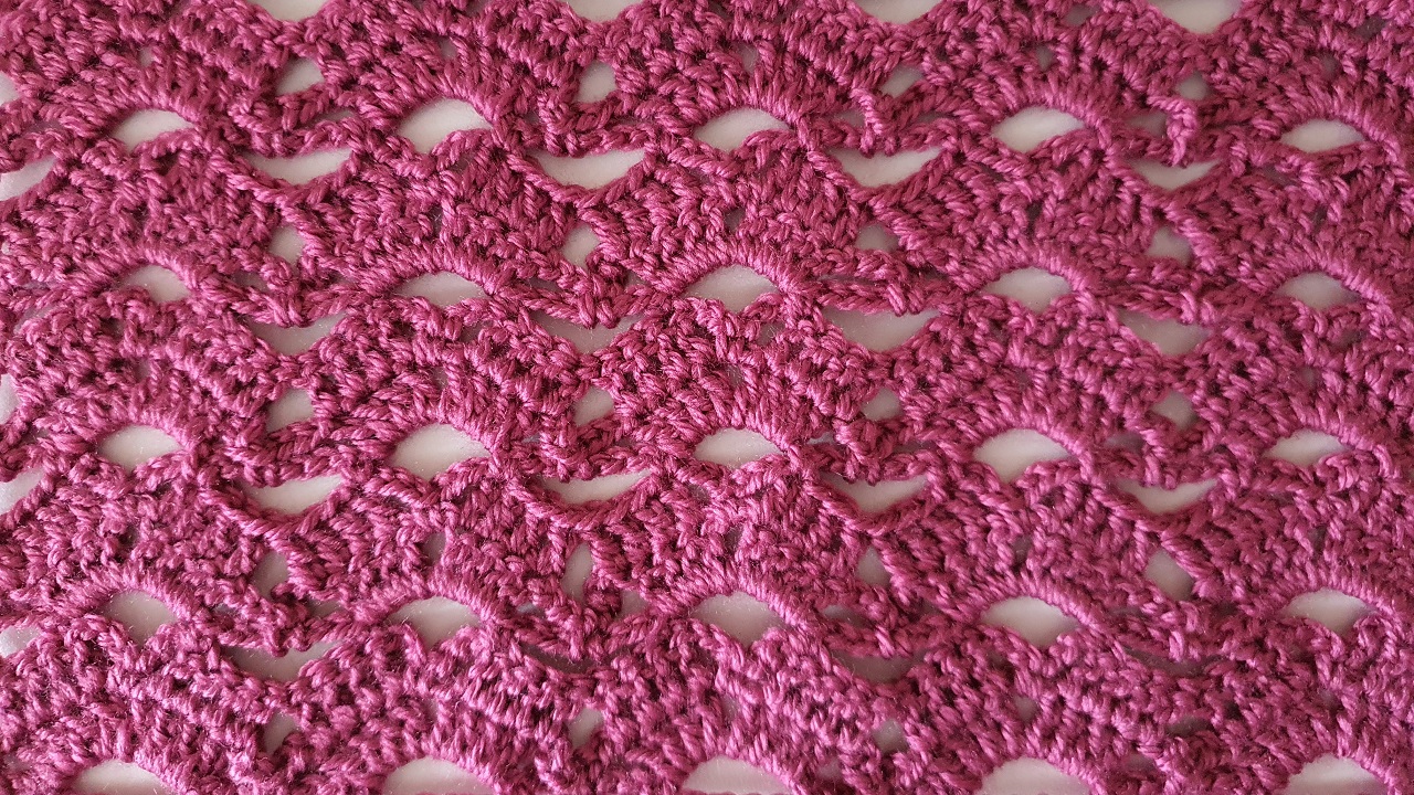 Узор для палантина крючком. Вязание крючком / Crochet Pattern