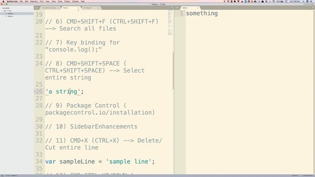 17 Sublime Text Shortcuts and Tips смотреть онлайн