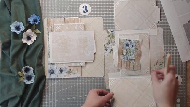 Влог одного альбома/Создание зимнего альбома из коллекции Scrapodelie "Snowy flowers"/Скрапбукинг смотреть онлайн