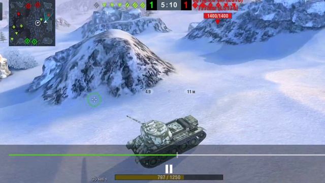 Tanks blitz T-43 Карта "Эшелон зима" смотреть онлайн