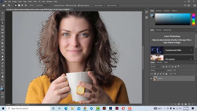 មេរៀន Adobe Photoshop 2020 ជាភាសាខ្មែរ (Object Selection Tools) | Adobe Photoshop Cambodia смотреть онлайн