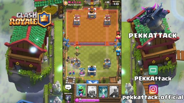 KLASSISCHE HERAUSFORDERUNG - Clash Royale || PEKKAttack смотреть онлайн