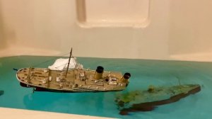 titanic model sinking ?