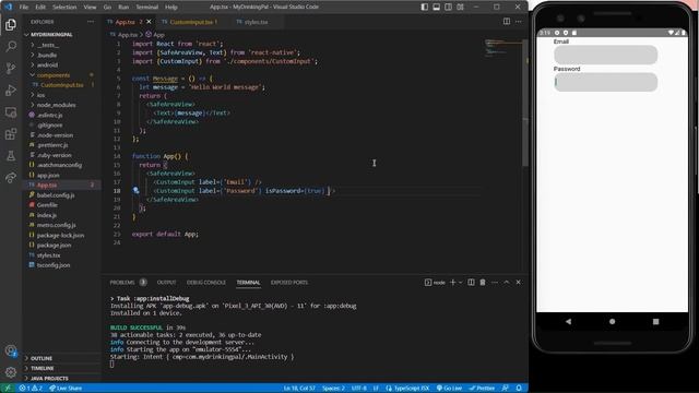 React Native with TypeScript смотреть онлайн