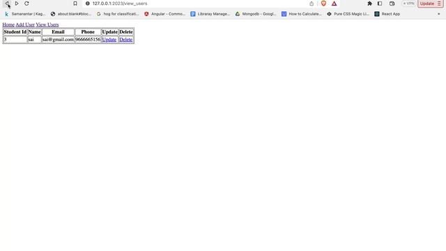 CRUD Operations PythonFlask, PyMysql Part -2 смотреть онлайн