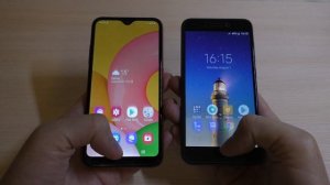 Samsung Galaxy A01 vs Redmi Go Incoming Call