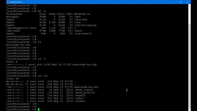 2. Linux - навигация по файловой системе, команды pwd, ls, ls -l, cd, df -h, man смотреть онлайн