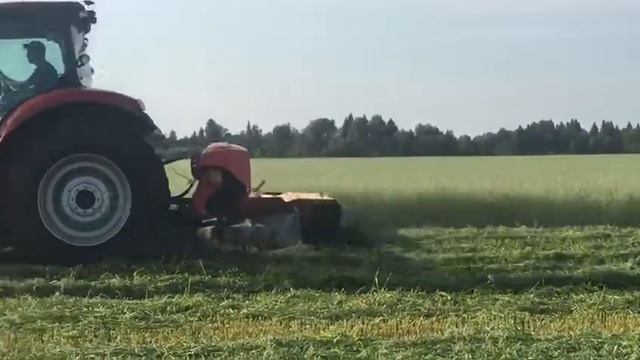 CASE PUMA 155 с комбинированной косилкой KUHN FC 314 +FC 3125 смотреть онлайн