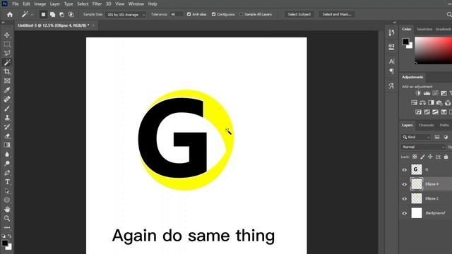 G graphics, logo design in Photoshop смотреть онлайн