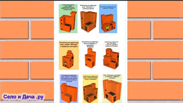 Печь из кирпича, с плитой, для дома и дачи, своими руками. Топливник (видеоурок, часть 1). смотреть онлайн