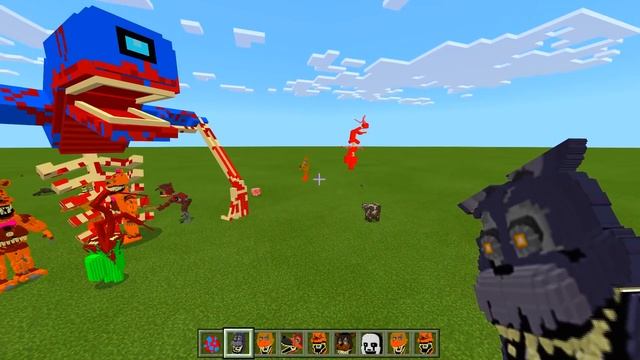 МОНСТРЫ АМОНГ АС ПРОТИВ АНИМАТРОНИКОВ ФНАФ в МАЙНКРАФТ фнаф майнкрафт fnaf minecraft among us смотреть онлайн