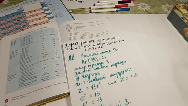 Характеристика химического элемента по положению в Периодической системе, 8 класс смотреть онлайн