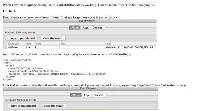 Apple: Replace Tilde To Shift Key In Macbook