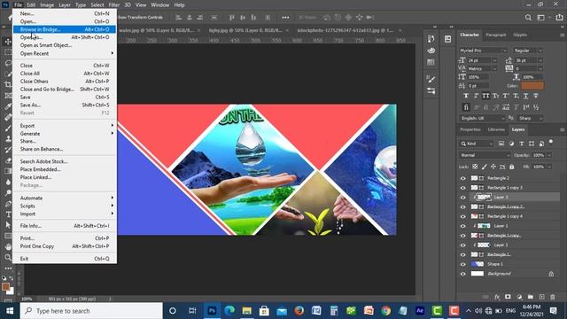 how to design cover Facebook pages in Photoshop 2022 смотреть онлайн