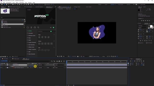 How to create Clipping Mask in After Effects - Easy Tutorial смотреть онлайн