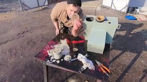 Токарный станок 16к20  замена масла  чясть 3