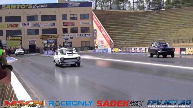 LOW 8 SEC V8 ESCORT VERY CONSISTENT TOP SPORTSMAN RACE CAR смотреть онлайн