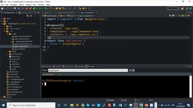 SPRING ANGULAR JASPER PARTIE 20(Vue d'ensemble angular) смотреть онлайн