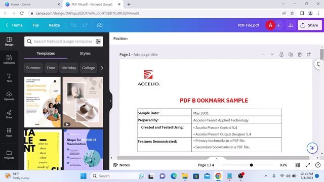 How to Edit PDF File in Canva смотреть онлайн