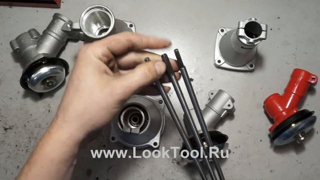 Верхний и нижний редуктор триммера. смотреть онлайн