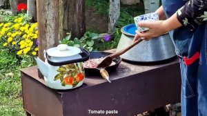 Вкус Деревни. Лезгинский ХИНКАЛ, Готовим на Природе.