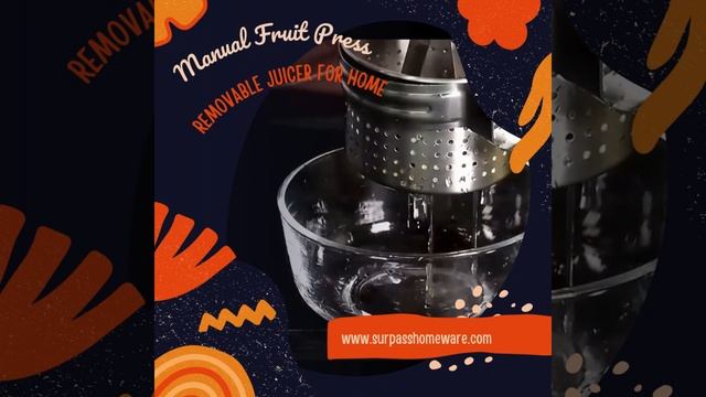Manual Fruit Juicer, Removable Juicer for Home, Manual Lemon Juicer #manualjuicer #fruitjuicer смотреть онлайн