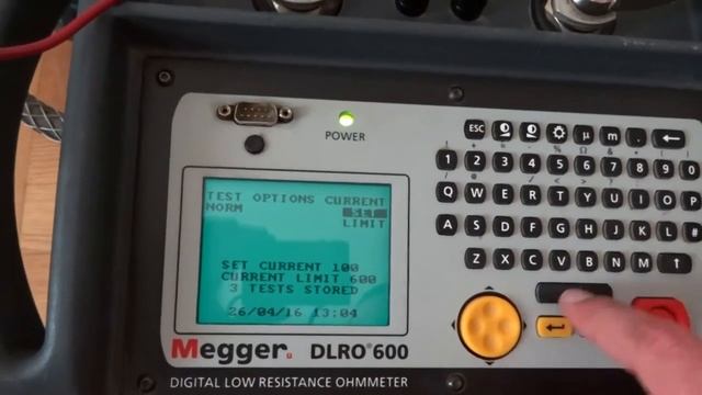 Thiết bị đo điện trở tiếp xúc MEGGER DLRO 200 DLRO 600 смотреть онлайн