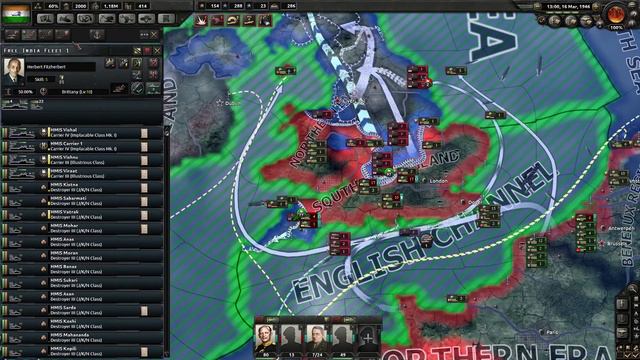 Hearts of Iron 4 | Together For Victory | India | episode 16 - Competent-ish AI смотреть онлайн