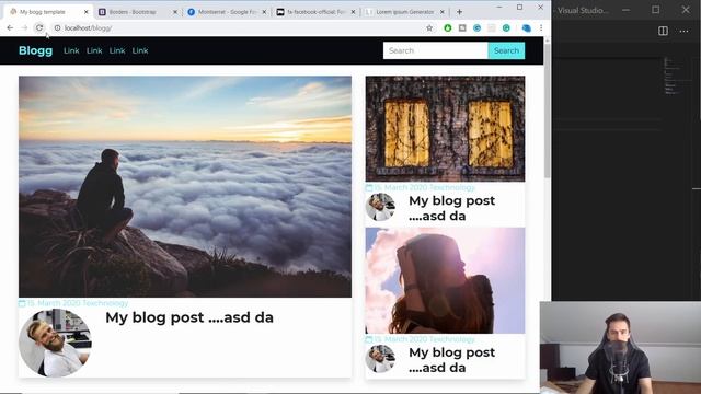 Bootstrap 4 tutorial 2020: Create Responsive Blog Website in 2020 (newest Bootstrap) смотреть онлайн