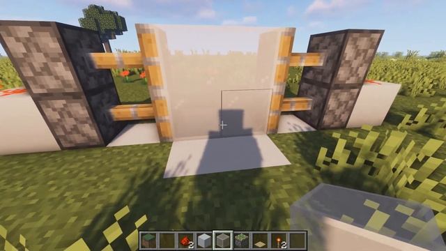 Minecraft: Самая простая автоматическая дверь. смотреть онлайн