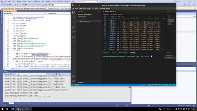 Base64 + AES_CBC encryption ransomware/defender bypass смотреть онлайн