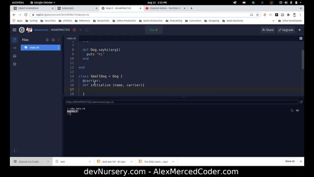 AM Coder - Ruby OOP - attr_reader, attr_writer, and attr_accessor смотреть онлайн