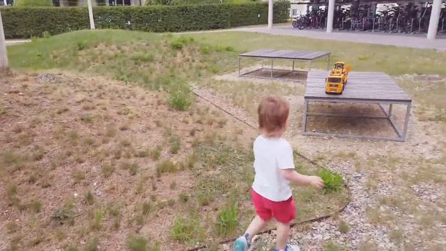 Road Construction Cars - Road-Roller, Excavator | Real Machines forKids смотреть онлайн