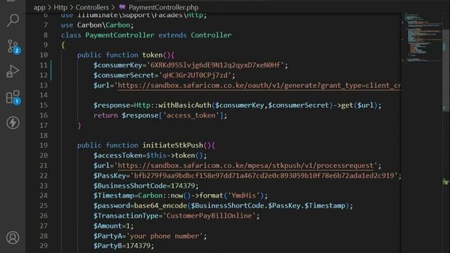 Mpesa Daraja API 2.0 Integration to Laravel PHP || Processing STK Push Response ||#3 Tutorial смотреть онлайн