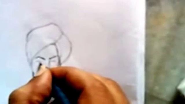 Bhagat Singh /Step by Step Procedure of Pencil Sketch | Bhagat Singh смотреть онлайн