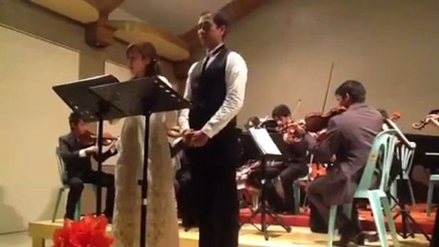 Libiamo ne' lieti calici I Dante Oblimar, baritone and Marcia Kadarman, soprano смотреть онлайн