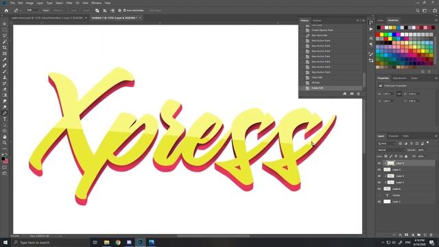 Photoshop Tutorial: 3D Text смотреть онлайн